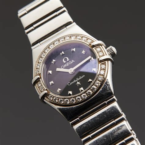 omega constellation ladies watch with diamonds price|pre owned Omega Constellation ladies.